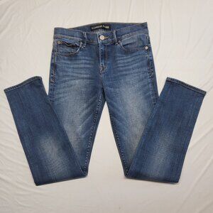 Express Womens Jeans Performance Stretch Size 4 Skinny Midrise Denim Pants 30X30